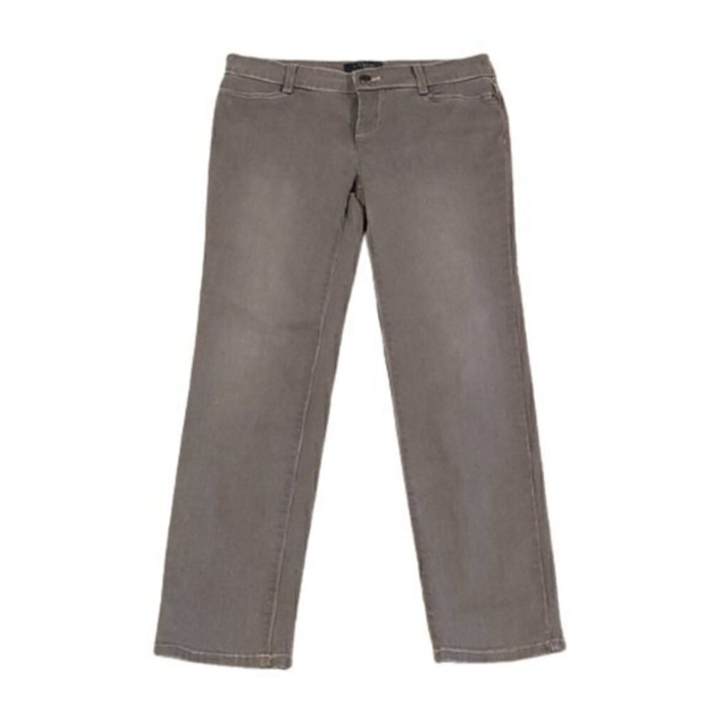 [Talbots] Gray Mid Rise Signature Ankle Pants - Size 4P